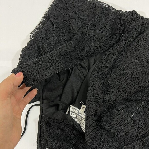 PINK MARTINI SPAGHETTI STRAP LACE MAXI DRESS SIZE XS - Picture 7 of 11